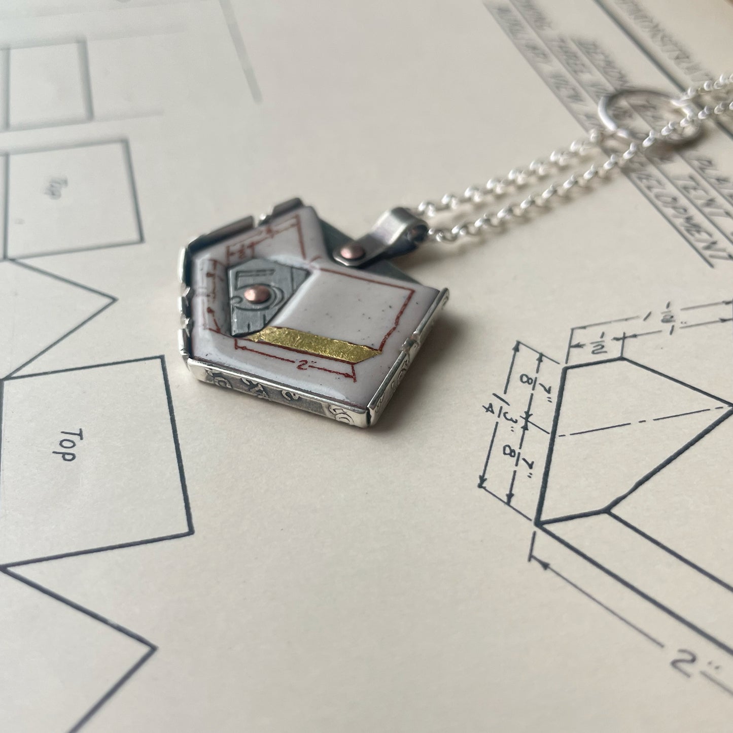 Mechanical Drawing Pendant 2