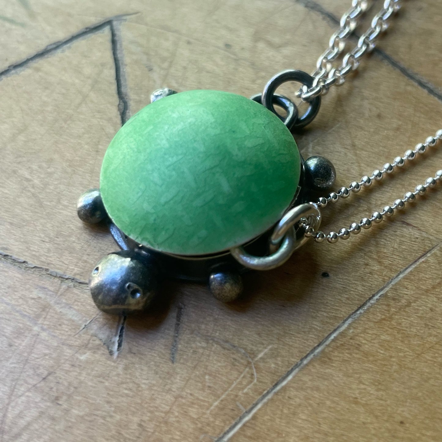 Green Turtle Sandbox BFF necklaces