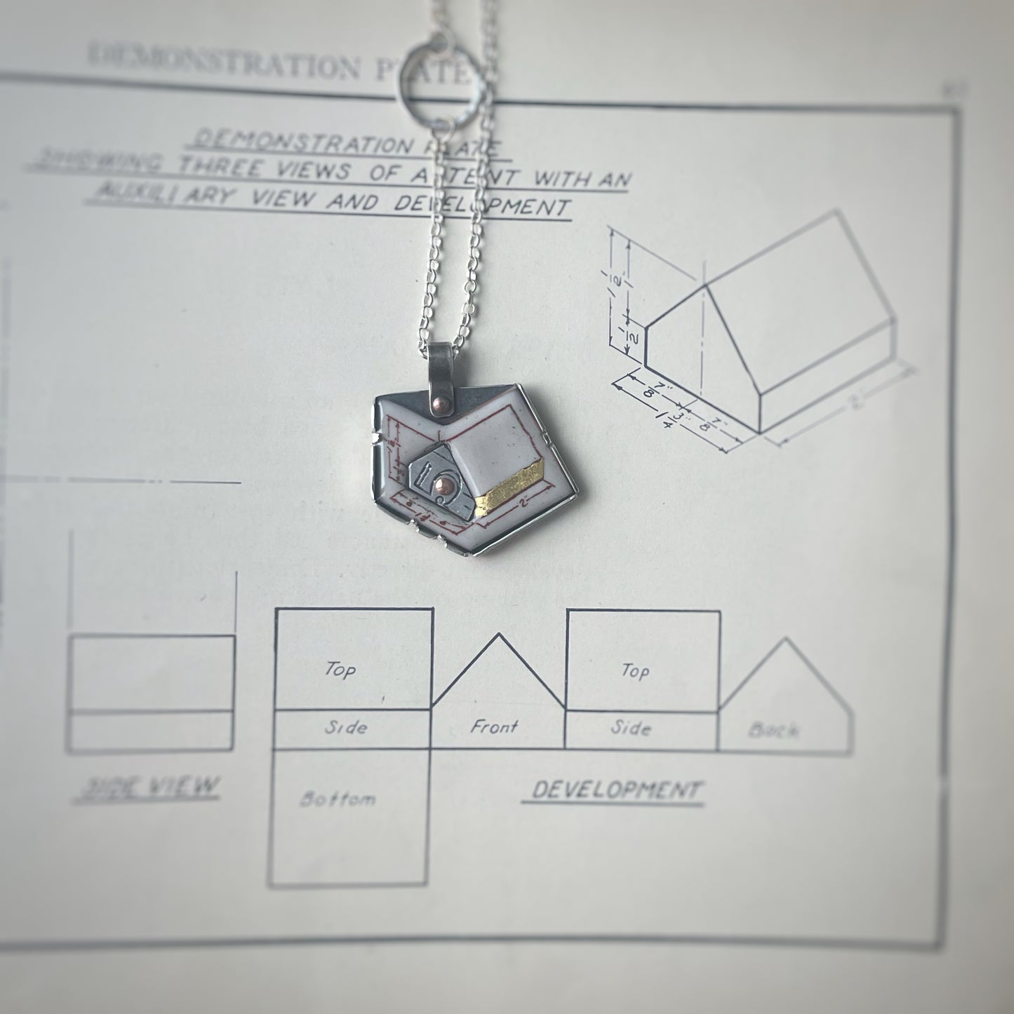 Mechanical Drawing Pendant 2