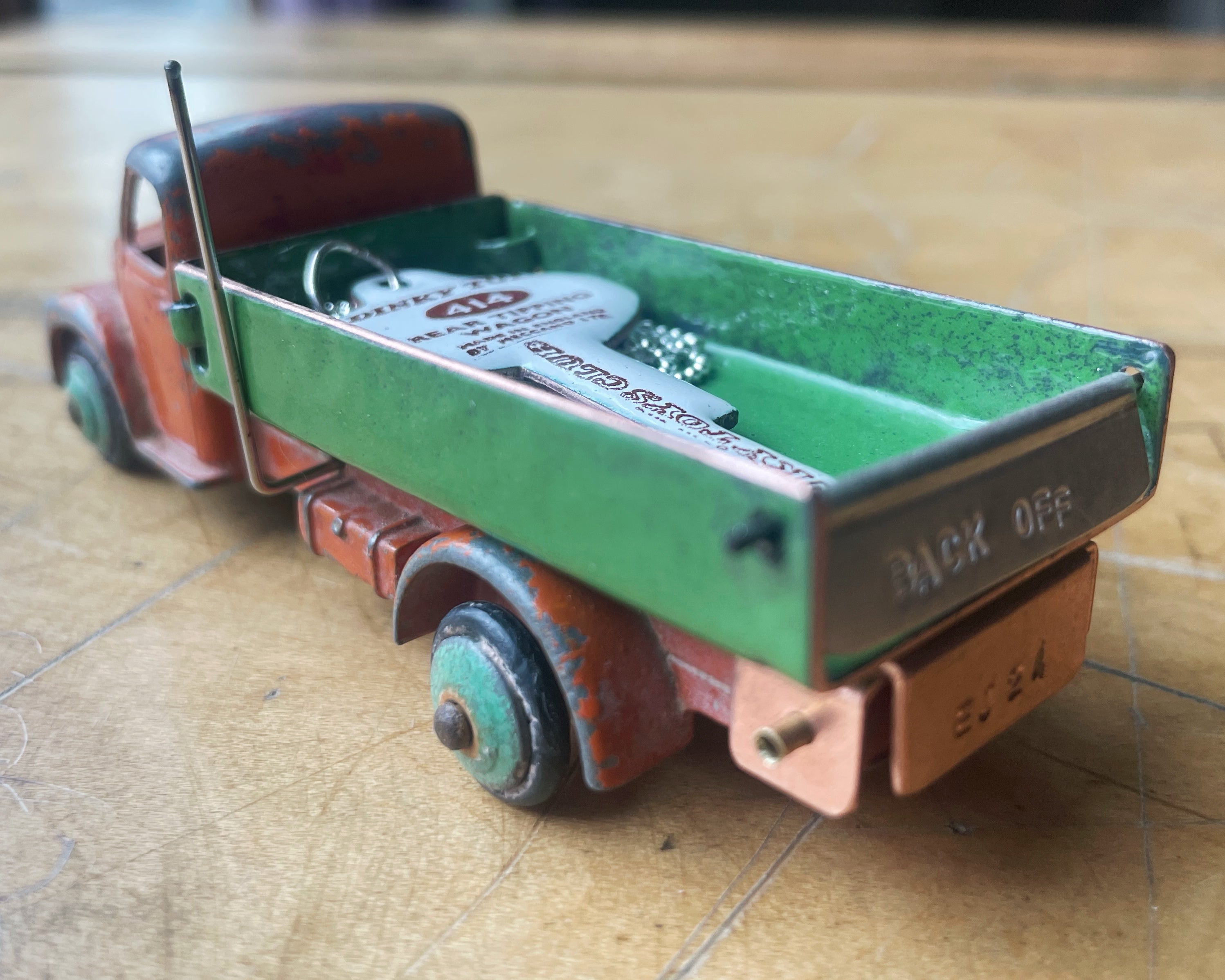 Dinky Toys Dodge Tipping Wagon with Enamel Key Pendant Emily Joyce